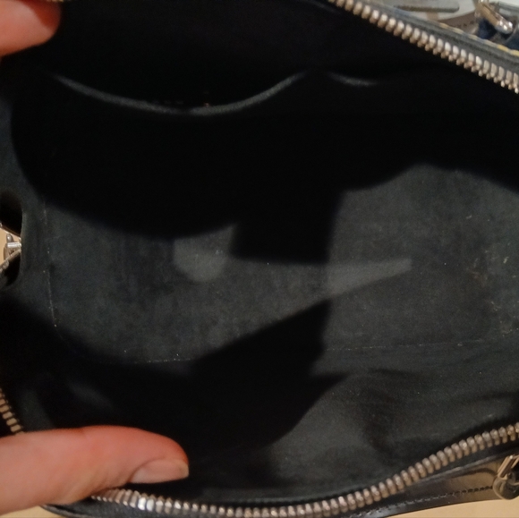 Louis Vuitton Alma PM Epi Denim Leather Handbag Boston Bag Blue - Picture 8 of 15